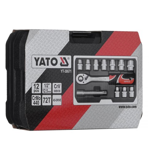ZESTAW KLUCZY 12 ELEM. XS YT-38671 YATO - 1920041
