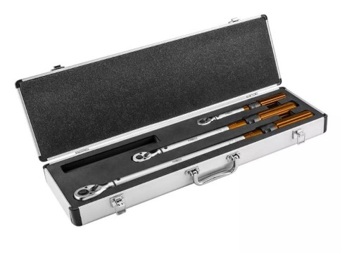 Zestaw kluczy dynamometrycznych dwukierunkowych Neo Tools 1/4", 3/8", 1/2", 3 sztuki - 1737672