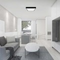 Plafon V-TAC 30W LED Kwadrat IP44 42x42cm Czarny VT-8630B-SQ 6500K 3000lm - 2094253