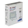 Projektor LED V-TAC 50W SAMSUNG CHIP Czujnik Ruchu Funkcja Cut-OFF Biały VT-50-S-W 3000K 4000lm 5 Lat Gwarancji - 2094366