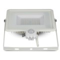 Projektor LED V-TAC 50W SAMSUNG CHIP Czujnik Ruchu Funkcja Cut-OFF Biały VT-50-S-W 3000K 4000lm 5 Lat Gwarancji - 2094365