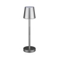 Lampka Biurkowa Nocna V-TAC 3W LED Ładowanie Ściemnianie Szara VT-7703 4000K 70lm - 2093925