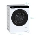 Cukierki | Pralka | CW50-BP12307-S | Klasa efektywności energetycznej A | Załadunek od przodu | Pojemność prania 5 kg | 1200 obr./min | Głębokość: 49 cm | Szerokość 51 cm | Wyświetlacz | Wyświetlacz L - 2085008