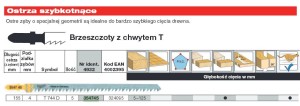 MILWAUKEE BRZESZCZ. T744D /5szt. DREWNO (5szt) 155mm SZYBKIE CIĘCIE.