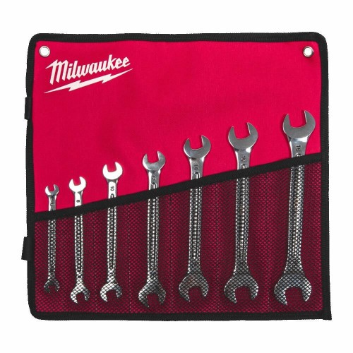 MILWAUKEE KLUCZ DWUSTRONNIE PŁASKI ZESTAW  7szt. - 2333158