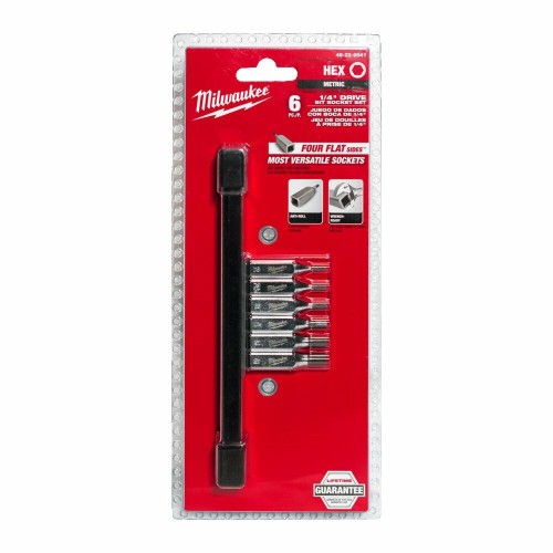 MILWAUKEE ZESTAW NASADEK TRZPIENIOWYCH  6 szt. 1/4 HEX - 2155947