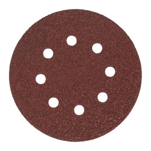 MILWAUKEE KRĄŻEK ŚCIERNY 125mm 8 OTWORÓW P240 /50 szt. - 2152429