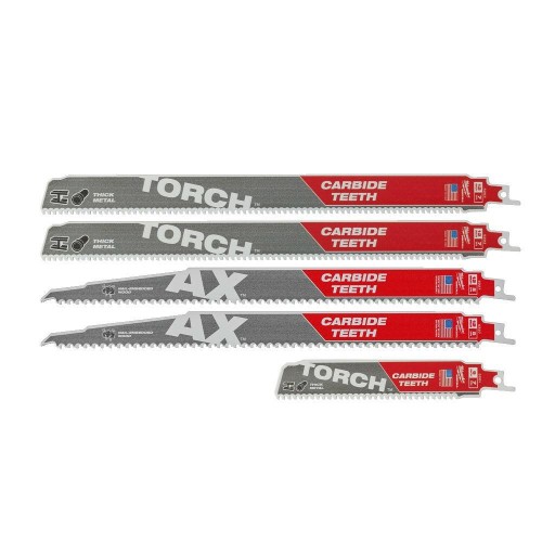 MILWAUKEE BRZE. KPL.  5szt. TORCH -... AX... - 2151993