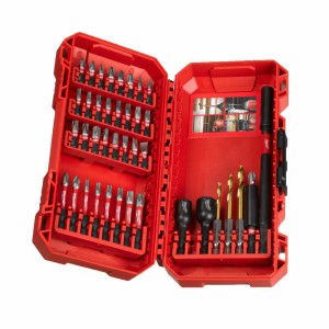 Zestaw końcówek/bitów+wiertła+uchwyt SHOCKWAVE 40 elementów 4932492004 MILWAUKEE