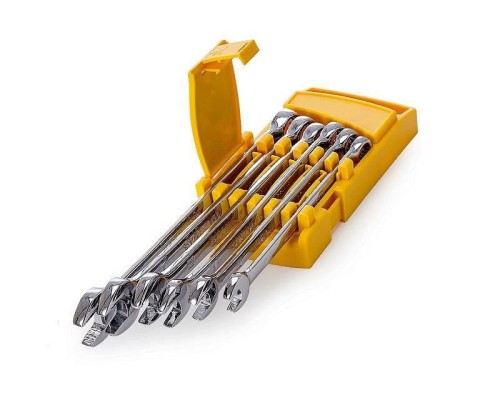 zestaw 6 szt klucze płasko-oczkowe chrome - 2214505