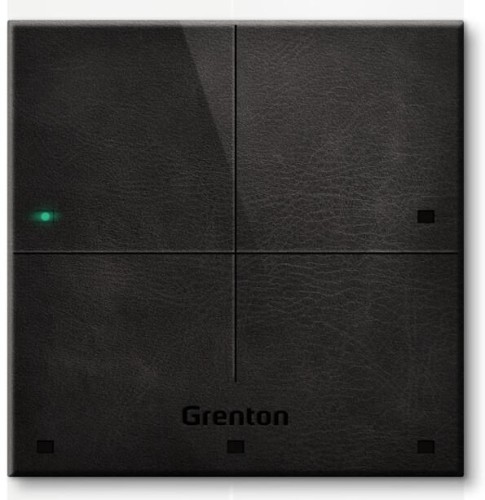 Panel dotykowy SMART PANEL 4B czarna skóra Grenton - 2326604