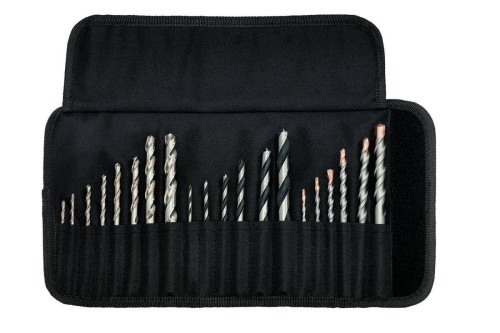 METABO ZESTAW WIERTEŁ MIX 20szt. W ZWIJANYM ETUI - 2235929