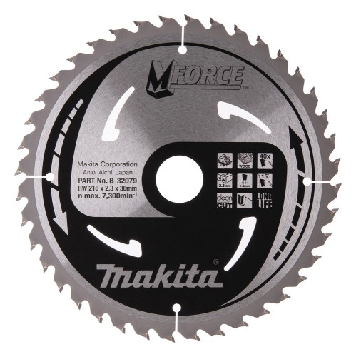 MAKITA PIŁA TARCZOWA  210x30x40z M-FORCE DREWNO - 2153016