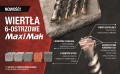 MAKITA WIERTŁO SDS MAX 12x 200x 340mm MAXI MAK 6-OSTRZOWE - 2316826