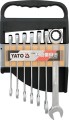 YATO KLUCZ PŁASKO-OCZKOWY Z GRZECHOTKĄ KOMPLET 7elem.10-19mm  0208 - 2154395