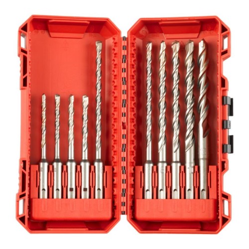 MILWAUKEE WIERTŁO SDS PLUS M2 KPL.10szt /5-6-6x110mm - 6-6-8-8-10-12-14x160mm/ - 2251627