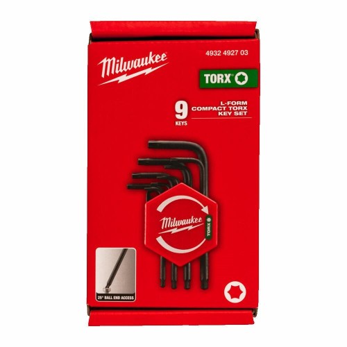 MILWAUKEE KLUCZ TORX ZESTAW KOMPAKTOWY 9szt. - 2251946