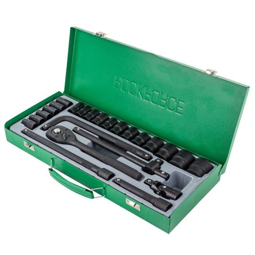 ROCKFORCE ZESTAW KLUCZY UDAR.24el. 1/2"  6KĄT. (8-32mm) - 2251945