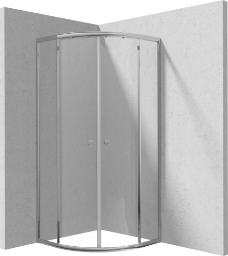 Kabina prysznicowa półokrągła 90 cm - 2328986