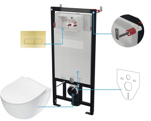 Zestaw WC podtynkowy 6 w 1 - 2329707