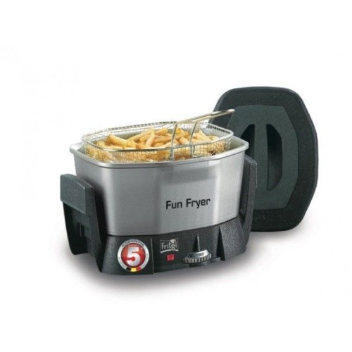 Fritel FF 1200 Pojedyńczy 1,5 l Autonomiczny 1400 W Frytkownica Antracyt, Metaliczny - 2336797