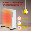 Extralink Elektryczny grzejnik olejowy NY-25W1 2500W, 11 żeberek - 2348029