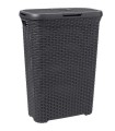 Kosz na bieliznę Curver 60L Ciemny szary - 999526