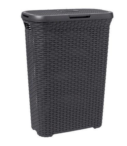 Kosz na bieliznę Curver 60L Ciemny szary - 1908463
