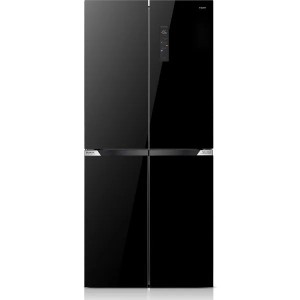 Lodówka Multi Door MPM-503-SSI-11 czarne szkło, 190 cm, Total No Frost, Slot-In
