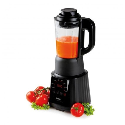 Domo DO726BL blender Blender z funkcją gotowania 900 W Czarny, Przezroczysty - 2337085