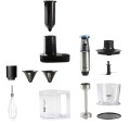 Domo DO9254M Blender immersyjny 800 W Czarny, Stal nierdzewna - 2337113