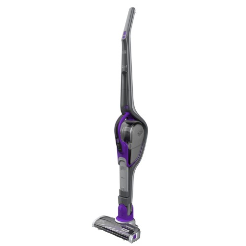 Black & Decker SVJ520BFSP-QW okurzacz na kiju/szczotka elektryczna 2-in-1 stick vacuum Bateria Suchy Cykloniczny Bez worka 0,5 l Szary, Fioletowy, Tytan 2 Ah - 2348243