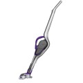 Black & Decker SVJ520BFSP-QW okurzacz na kiju/szczotka elektryczna 2-in-1 stick vacuum Bateria Suchy Cykloniczny Bez worka 0,5 l Szary, Fioletowy, Tytan 2 Ah - 2348249