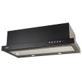 Okap teleskopowy AKPO WK-7 LIGHT 50 CZARNY (podszafkowy) - 1777464