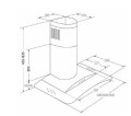 Okap kominowy AKPO WK-10 LARGO 60 INOX - 1764317