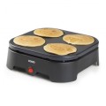 Domo DO8718P urządzenie do smażenia naleśników 4 naleś. 600 W Czarny - 2337279