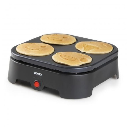 Domo DO8718P urządzenie do smażenia naleśników 4 naleś. 600 W Czarny - 2337279