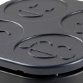 Domo DO8718P urządzenie do smażenia naleśników 4 naleś. 600 W Czarny - 2337275