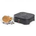 Domo DO8718P urządzenie do smażenia naleśników 4 naleś. 600 W Czarny - 2337281