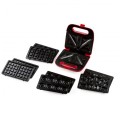 Domo DO9242W gofrownica 2 gof. 750 W Czerwony - 2337369
