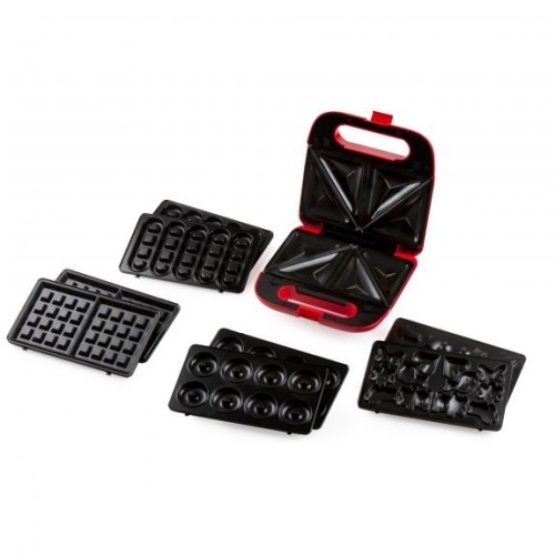 Domo DO9242W gofrownica 2 gof. 750 W Czerwony - 2337369