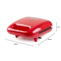 Domo DO9242W gofrownica 2 gof. 750 W Czerwony - 2337385