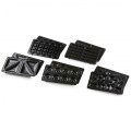 Domo DO9242W gofrownica 2 gof. 750 W Czerwony - 2337379