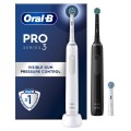 Oral-B Pro 3 Dorosły Obrotowa szczoteczka do zębów Czarny, Biały - 2348507