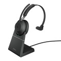 Jabra 26599-899-989 słuchawki/zestaw słuchawkowy Bezprzewodowy Opaska na głowę Biuro/centrum telefoniczne USB Typu-A Bluetooth Czarny - 2034990