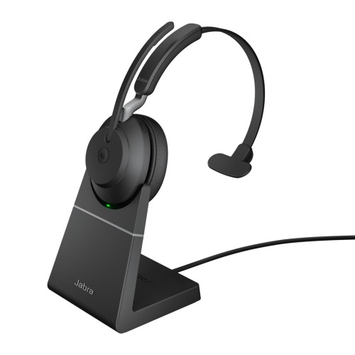 Jabra 26599-899-989 słuchawki/zestaw słuchawkowy Bezprzewodowy Opaska na głowę Biuro/centrum telefoniczne USB Typu-A Bluetooth Czarny - 2034990