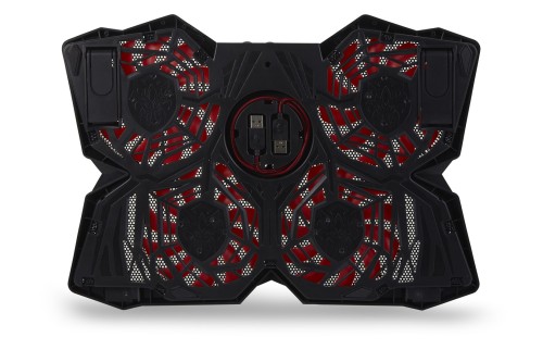 SureFire Bora podkładka chłodząca do laptop 43,2 cm (17") 1200 RPM Czarny - 2278692