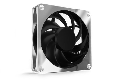 Alphacool Apex Stealth Metall Obudowa komputera Wentylator 12 cm Chrom 1 szt. - 1886272