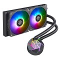 Silverstone VIDA 240 SLIM Obudowa komputera Zestaw do chłodzenia płynami 12 cm Czarny - 1904814