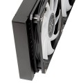 Silverstone VIDA 240 SLIM Obudowa komputera Zestaw do chłodzenia płynami 12 cm Czarny - 2349544